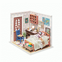 DIY 3D Miniature Wooden House: Anne's Bedroom