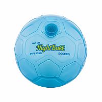 NightBall Soccer Ball Blue