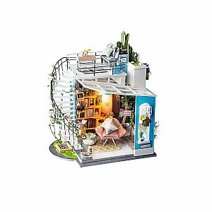 DIY 3D Miniature Wooden House: Dora's Loft