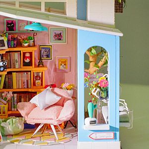 DIY 3D Miniature Wooden House: Dora's Loft