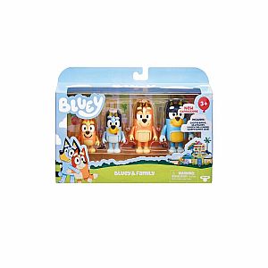 Bluey Figure 4 Pack (Assorted) – Series 5